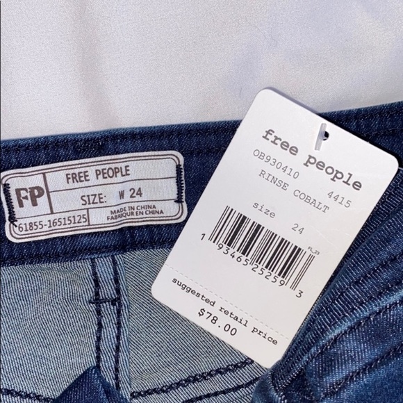 Free People Raw Hem Short Sz 24 - Picture 8 of 10